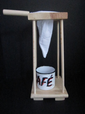 Cuban Coffee Maker: "Colador de Tela"