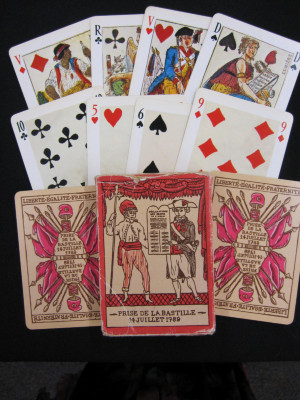 French Playing Card Game: "Bastille"