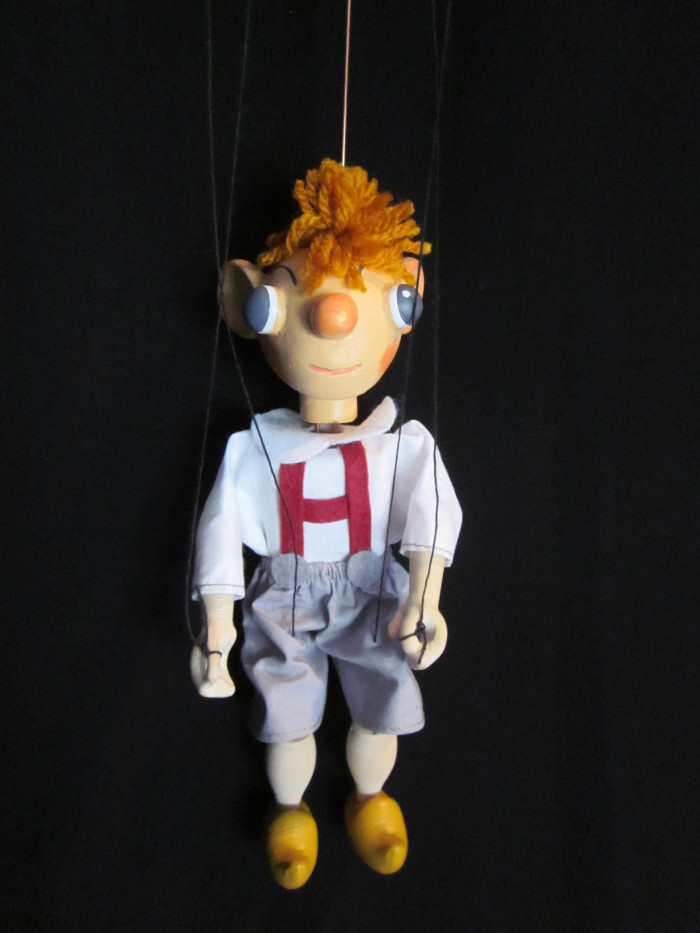 Czech Puppet (Marionette):  "Loutky" - "Hurvinek" Character