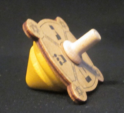 Russian Jewish Holiday (Hanukkah) Toy: "Dreidel" Toy