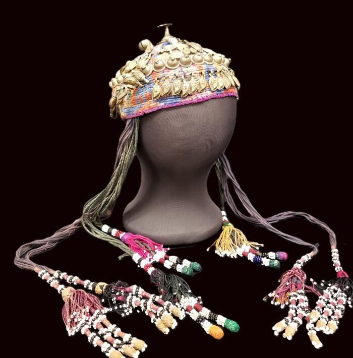 Uzbek Woman's Bridal Hat: "Do'ppi"