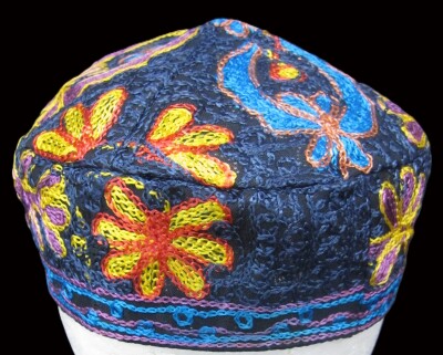 Uzbeki Bukharian Jewish Skullcap: "Kippah"