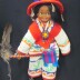 Mexican Huichol People Display Doll: "Traje"