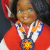 Mexican Huichol People Display Doll: "Traje"