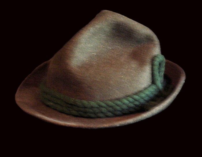 German Man's Hat: "Trenker"