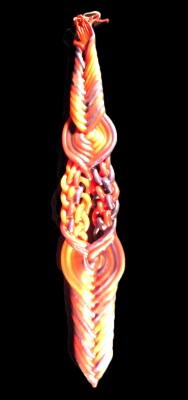 Israeli Jewish Sabbath Candle: "Havdalah Candle"