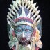 Indonesian Holy Figure Decorative Mask: "Vishnu"