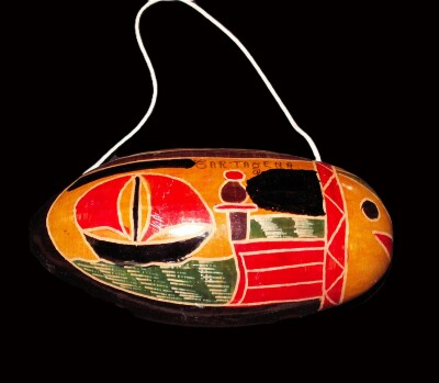 Colombian Idiophone (Scraper) - "Guiro"