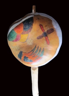 US Tiwa Pueblo Idiophone (Rattle)
