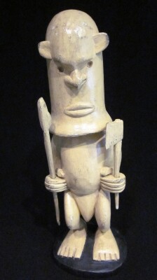 Papua New Guinean Asaro People Masked Figure: "Mud Man"