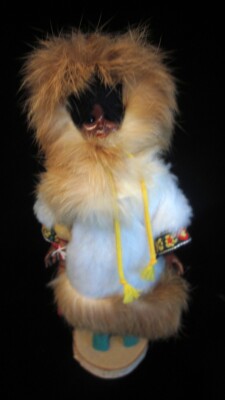 Canadian Inuit People Display Doll
