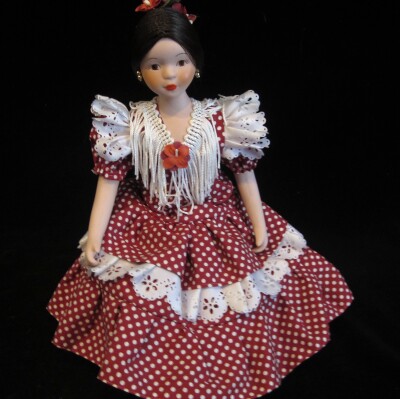 Spanish Display Doll: "Flamenco" Dancer