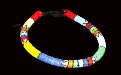 South African Zulu People Unisex Necklace: "Umgingqo" or Woman's Headband