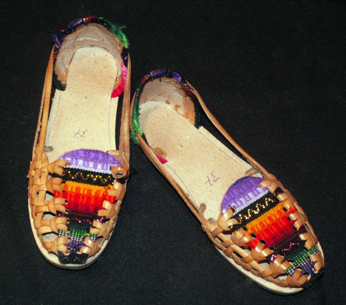 Guatemalan Traditional Sandals: "Huaraches"