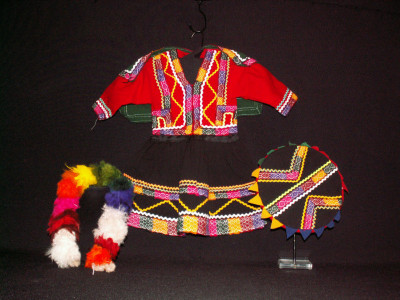 Peruvian Traditional Quechua People Costume