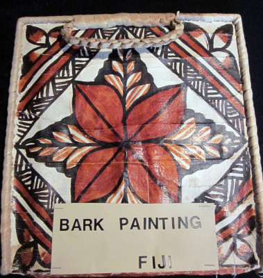 Fijian Decorative Wall Hanging: "Masi Kesa"